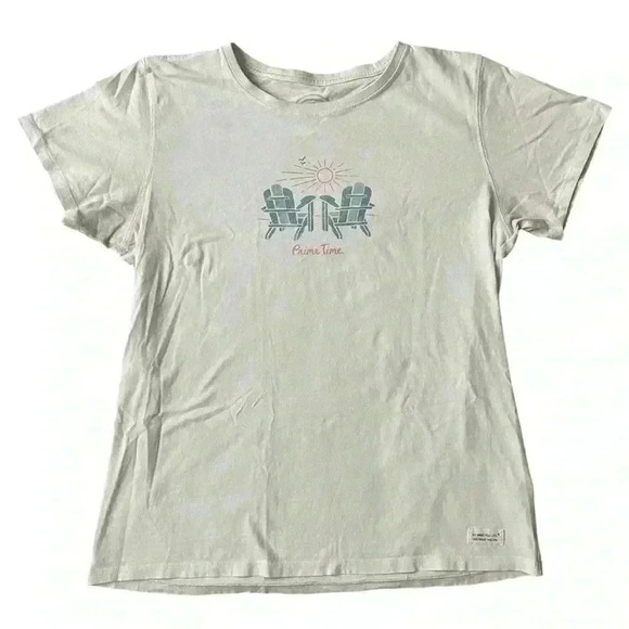 Life is Good Women's Short Sleeve Tee Shirt Size Large - Picture 1 of 10